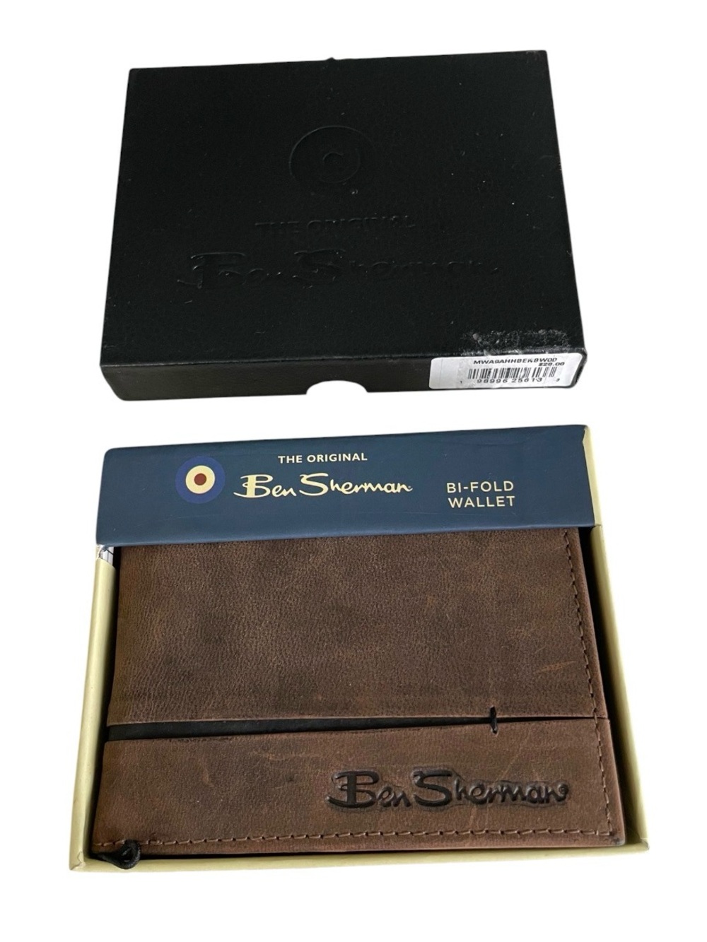 Ben Sherman Brown Bifold Wallet New In Box